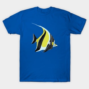 Moorish idol fish illustration T-Shirt